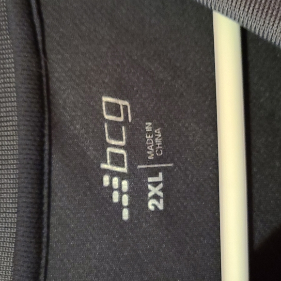 Men's bcg Grey Polo Size 2XL - Picture 3 of 4